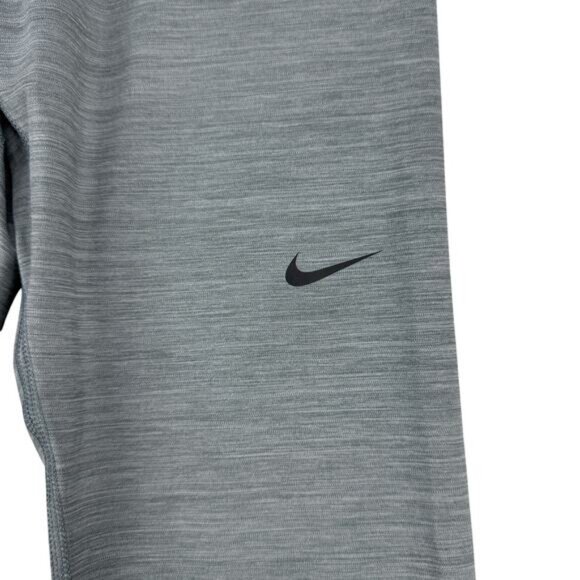 NWT NIKE Pro 365 Women's Mid-Rise Crop Leggings Size Small Smoke Grey / Heather - Picture 7 of 10